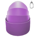 Boite de roses éternelles de couleur mauve