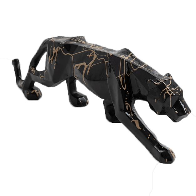 Panthères en résine