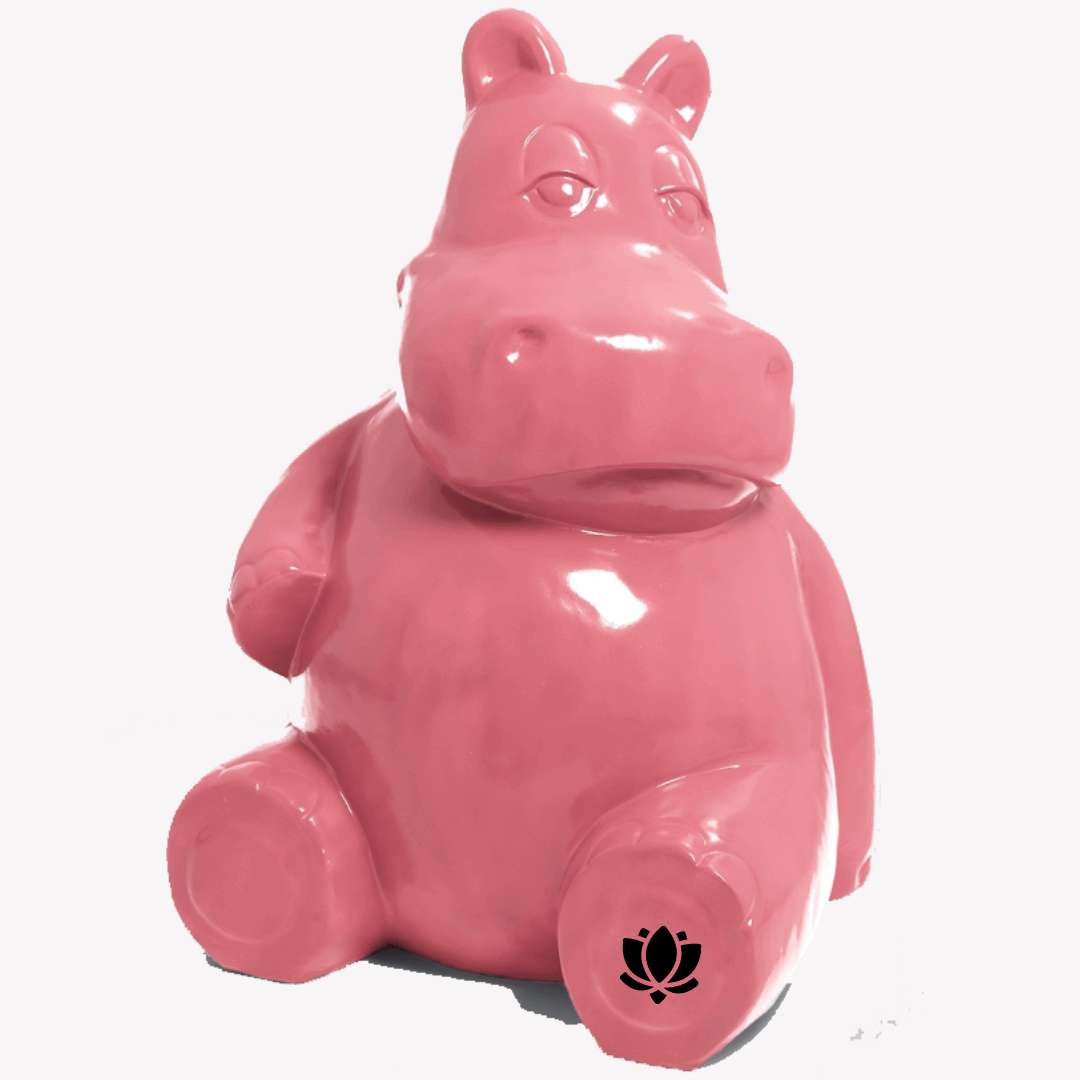 Hippopotame en resine 1 | The Luxury Box
