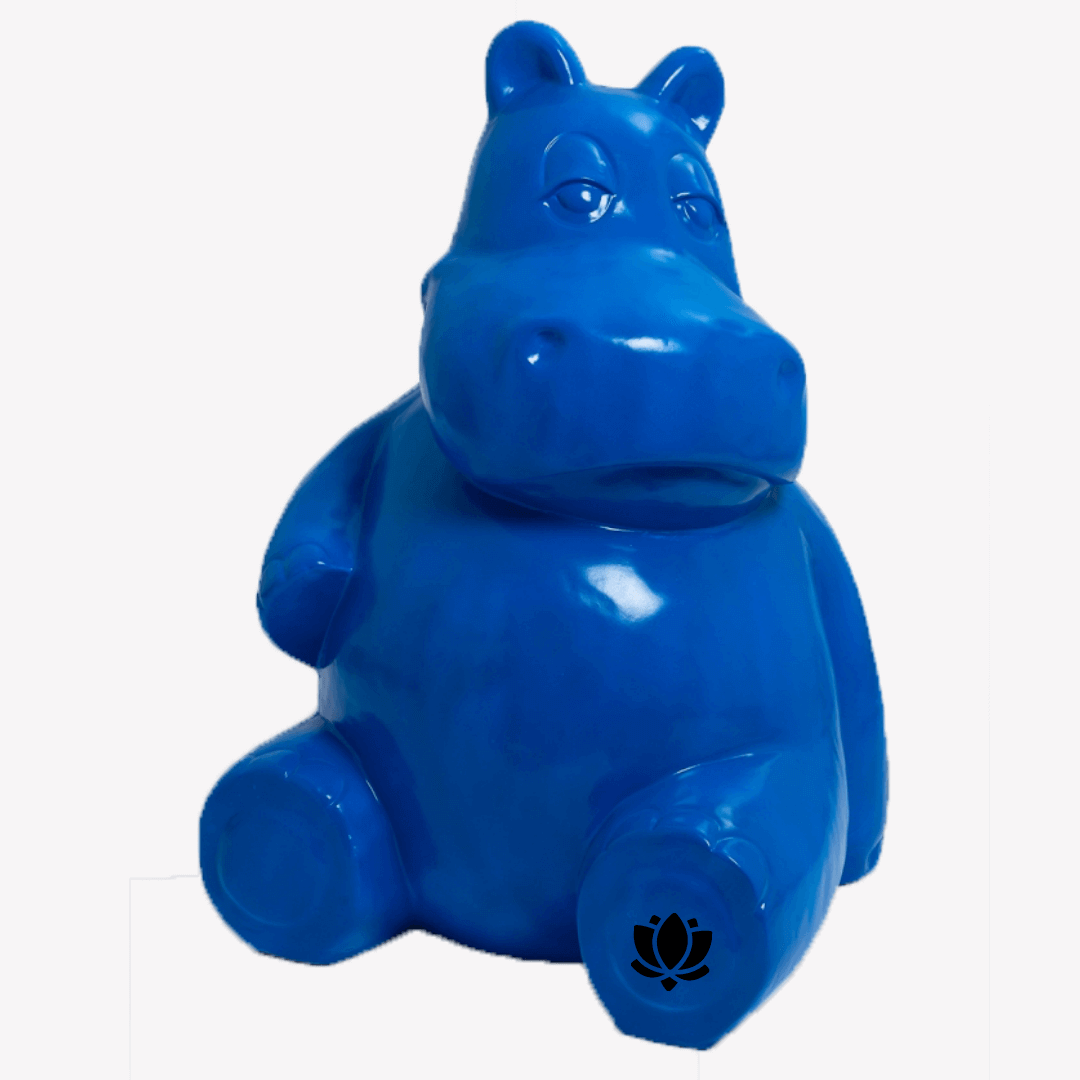 Hippopotame en resine 10 2 | The Luxury Box