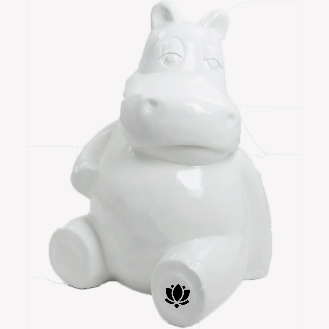 Hippopotame en resine 3 | The Luxury Box