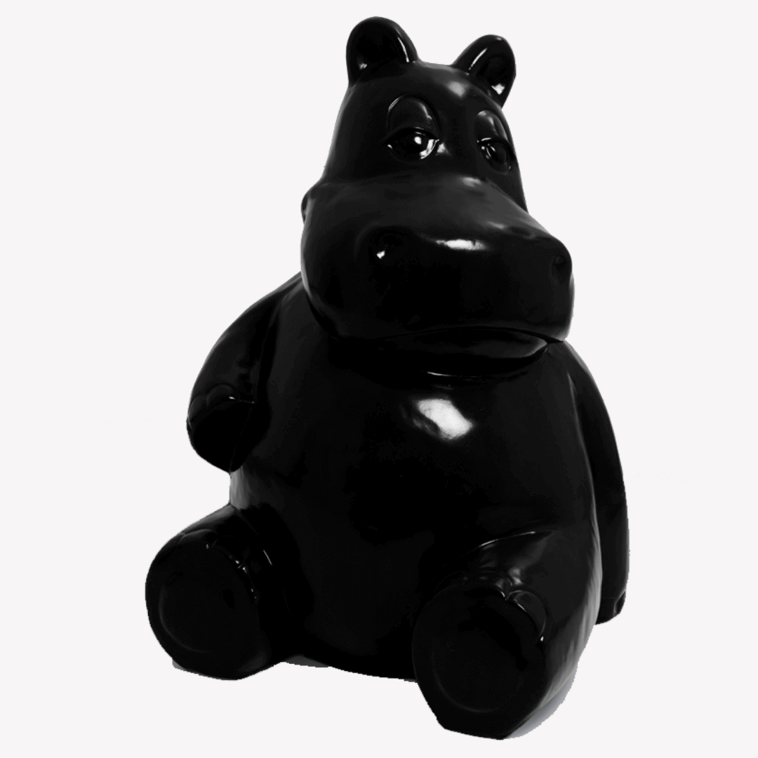 Hippopotame en resine 6 | The Luxury Box