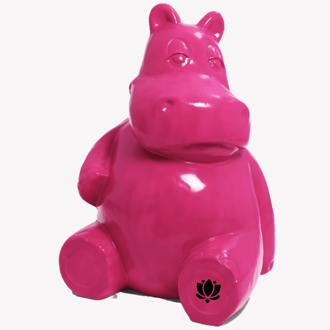 Hippopotame en resine 7 | The Luxury Box