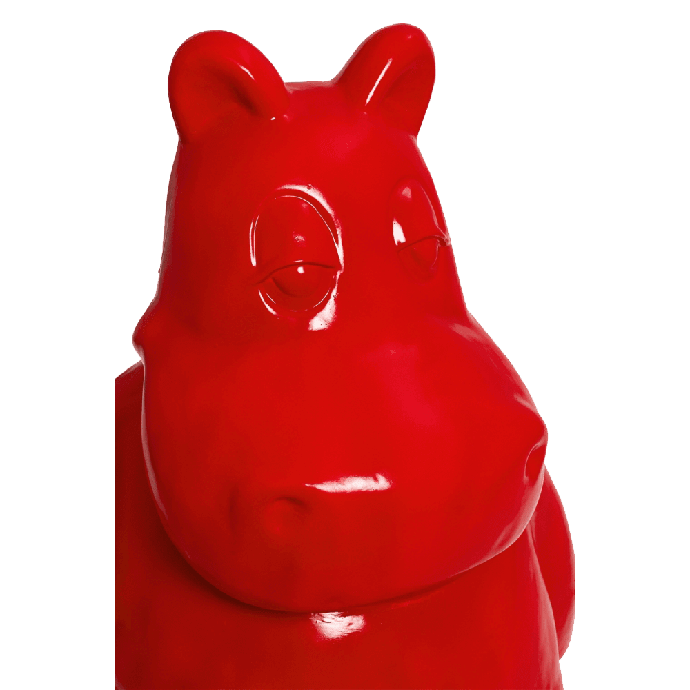 Statue hippopotame en resine 2 | The Luxury Box
