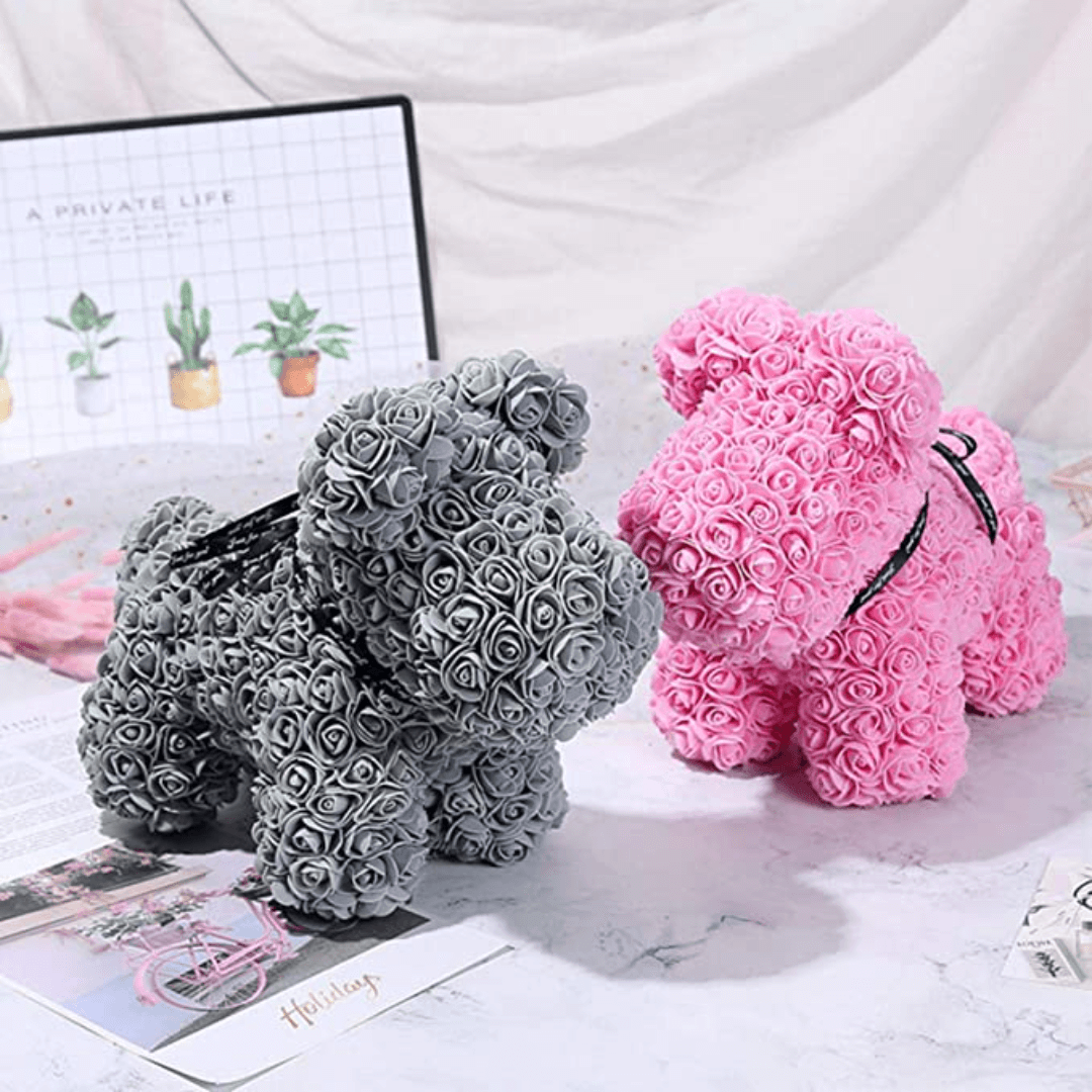 Chien en roses 1 1 | The Luxury Box