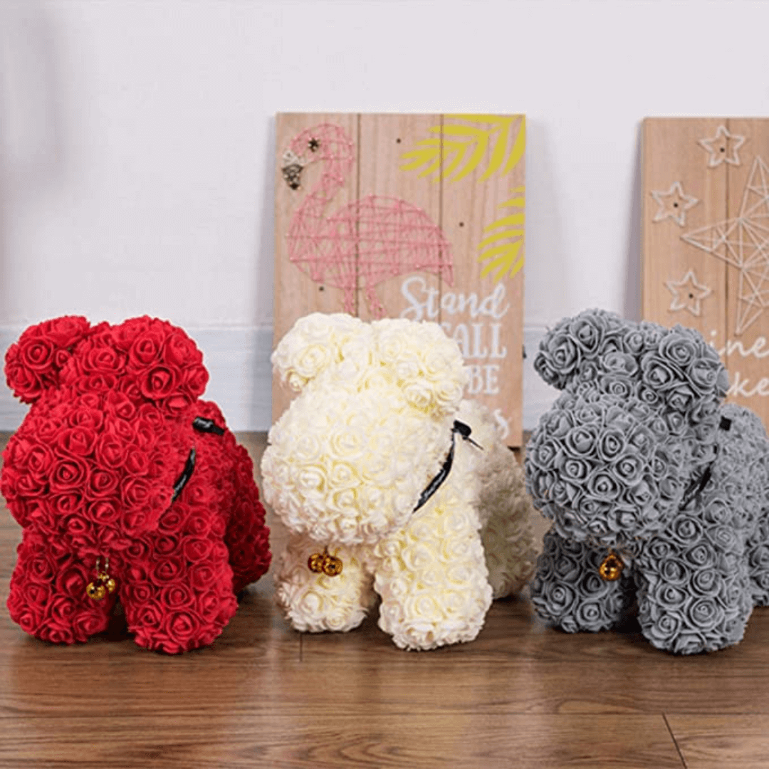 Chien en roses 3 1 | The Luxury Box