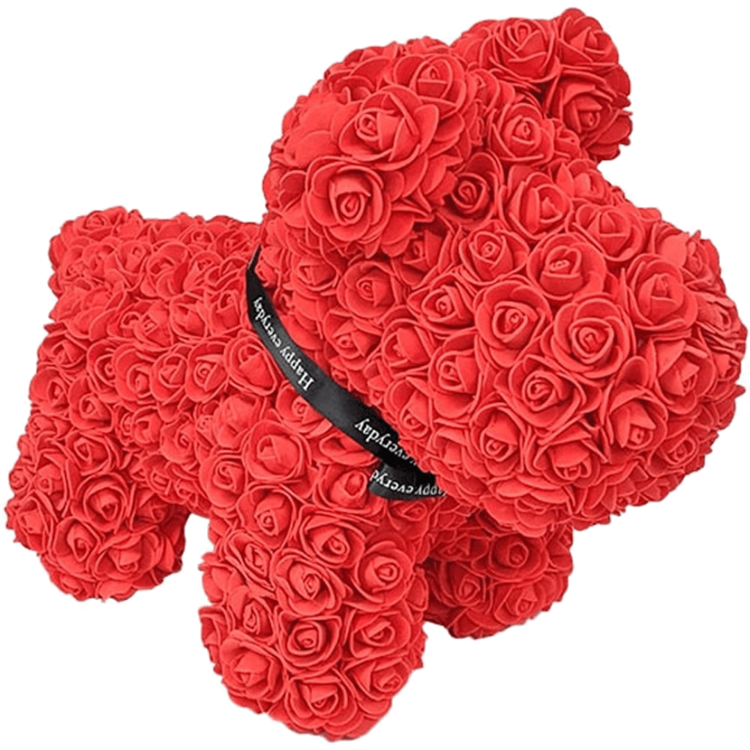 Chien de fleurs éternelles