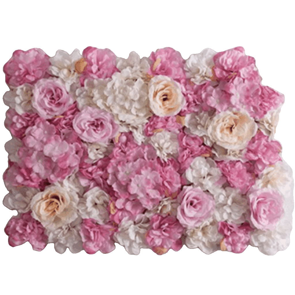 Mur de fleurs