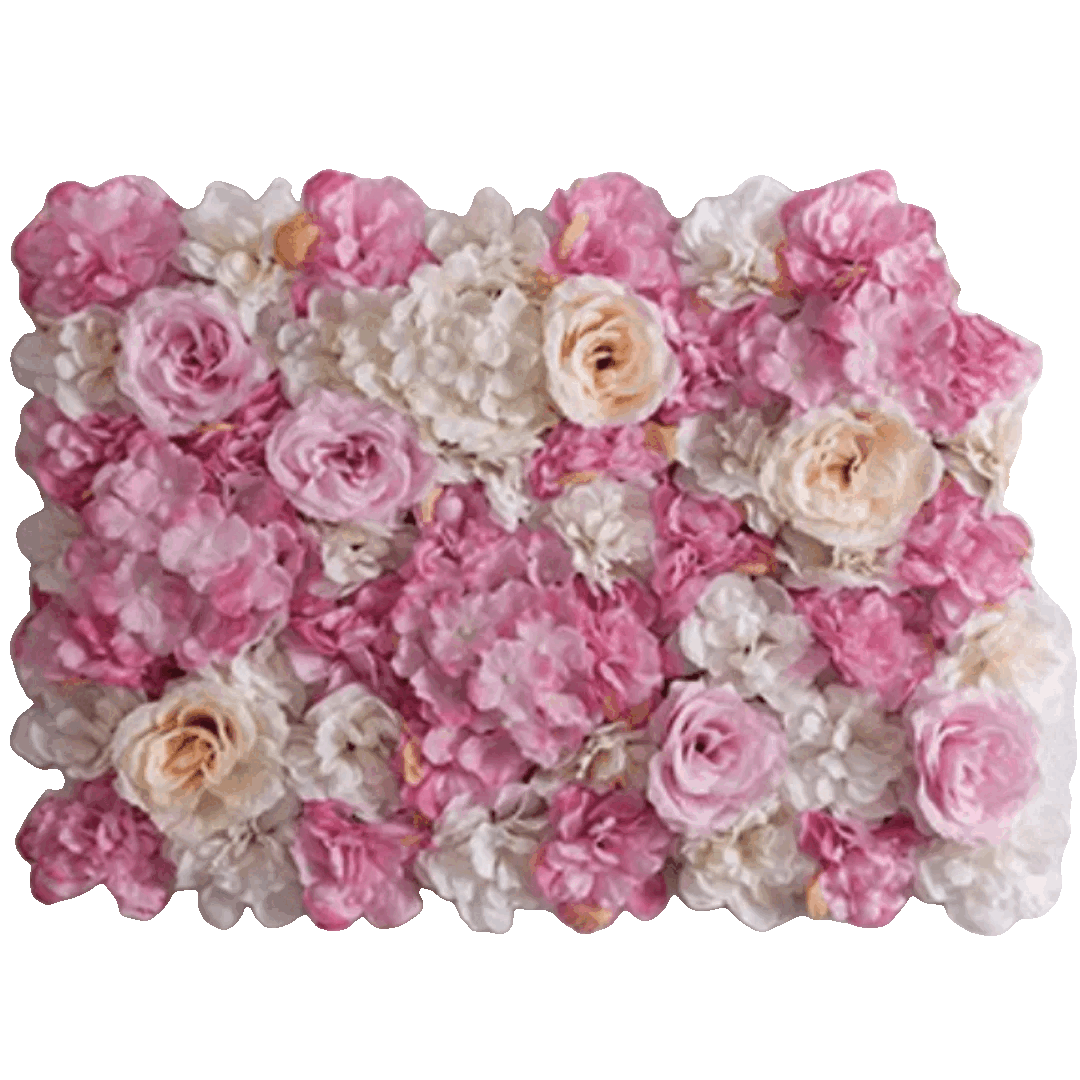 Mur de fleurs