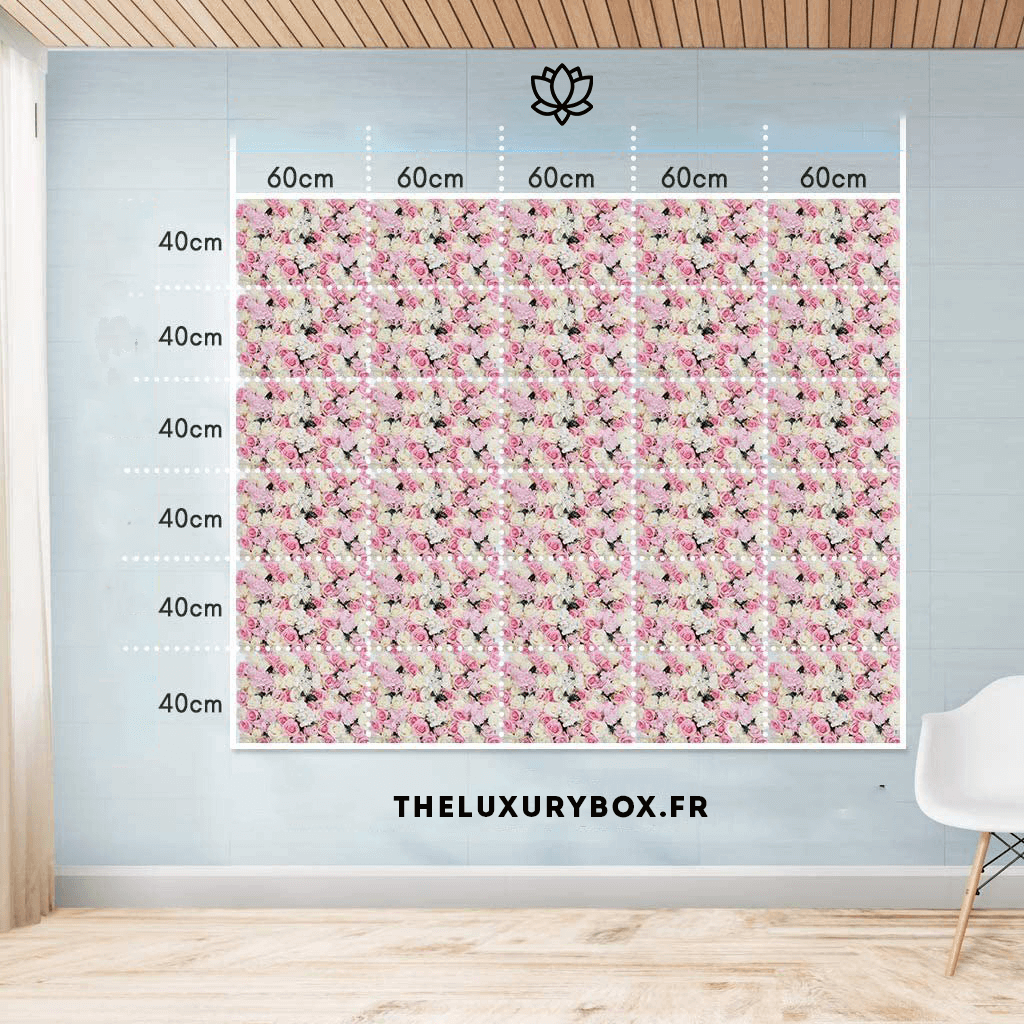Mur de fleurs 84 | The Luxury Box