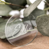 Acrylic Name Wedding (1) Carte nom invité