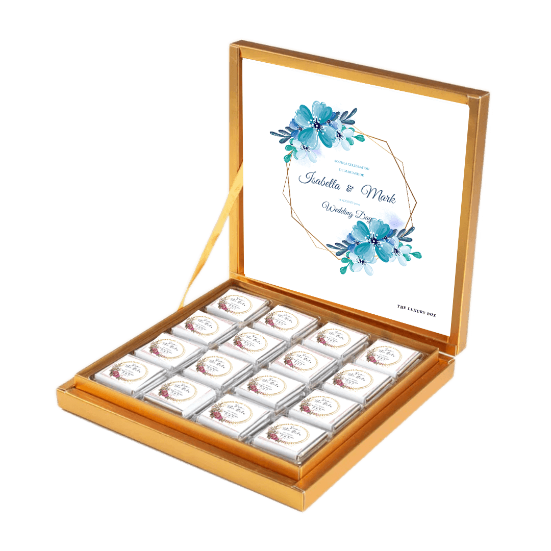 Coffret de chocolats personnalisé