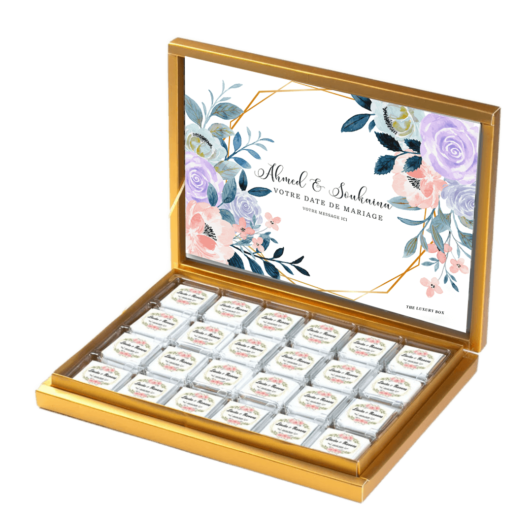 Coffret de chocolats personnalisé