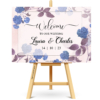 Horizontal Sign Box (15) Panneau Welcome Mariage