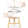 Horizontal Sign Box (3) Panneau Welcome Mariage