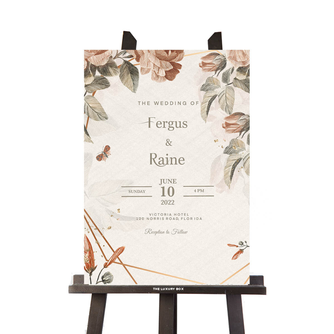 Panneau welcome mariage