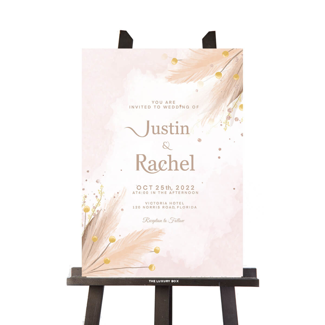 Panneau welcome mariage