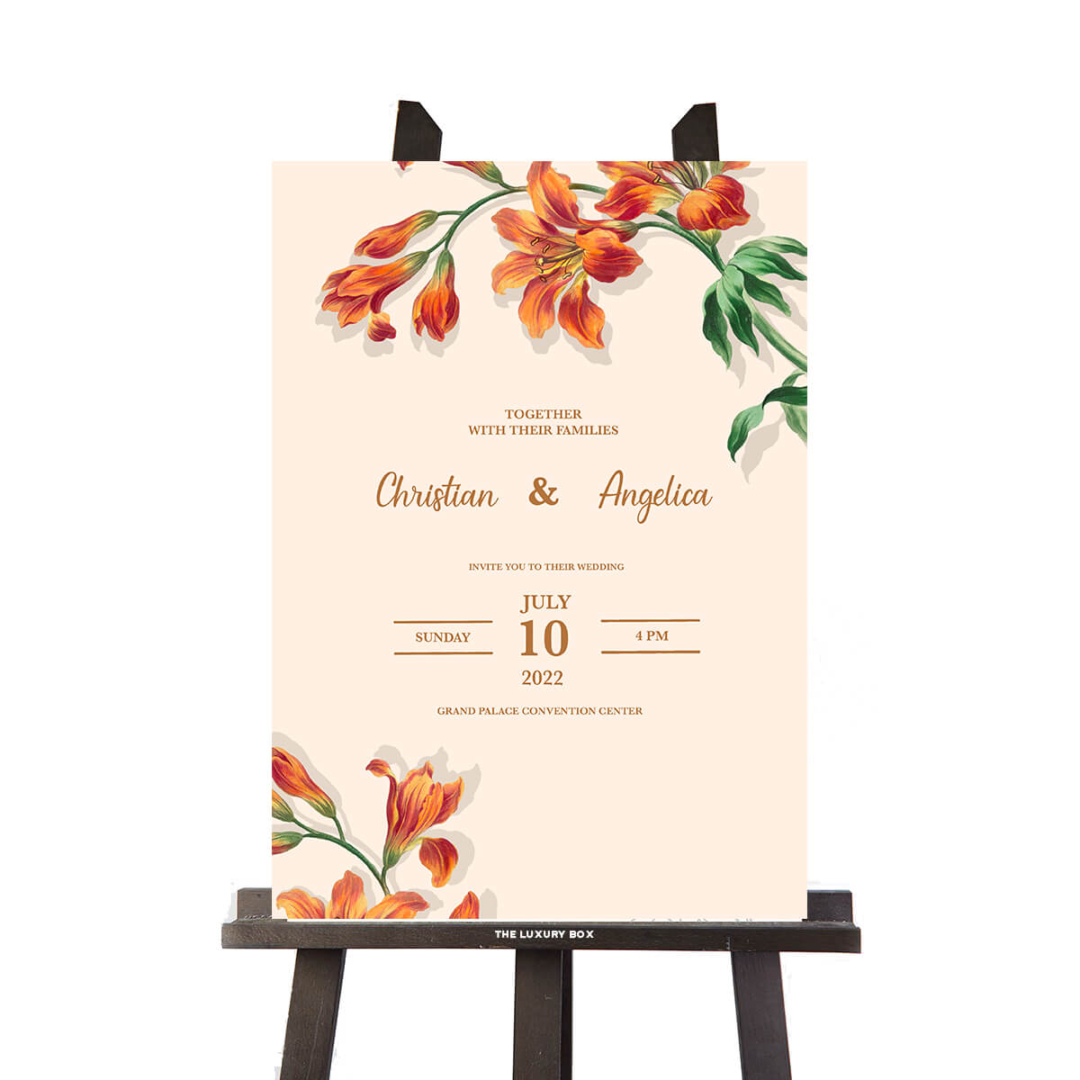 Panneau welcome mariage