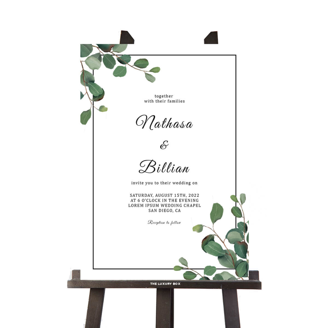 Panneau welcome mariage