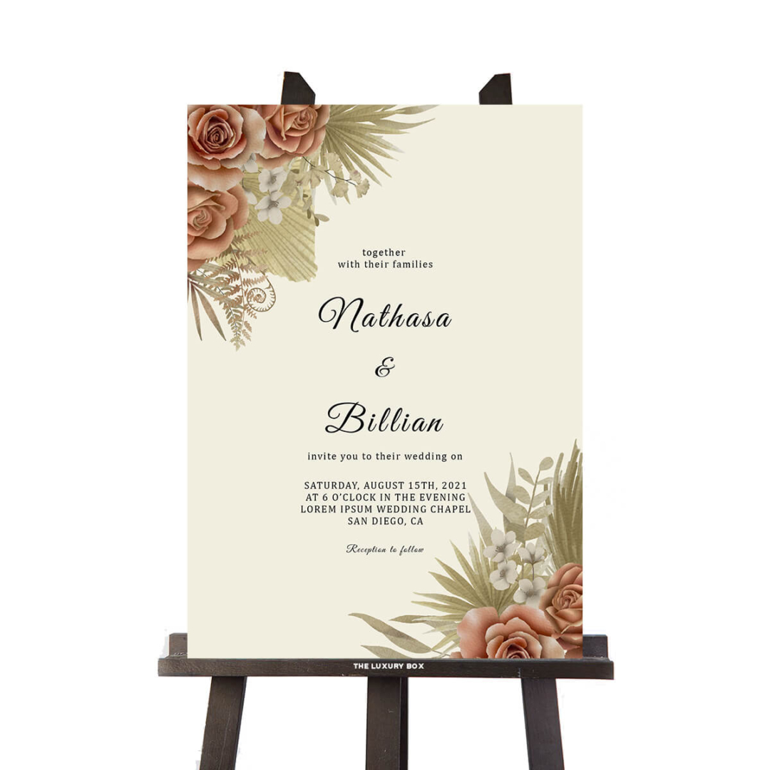 Panneau welcome mariage