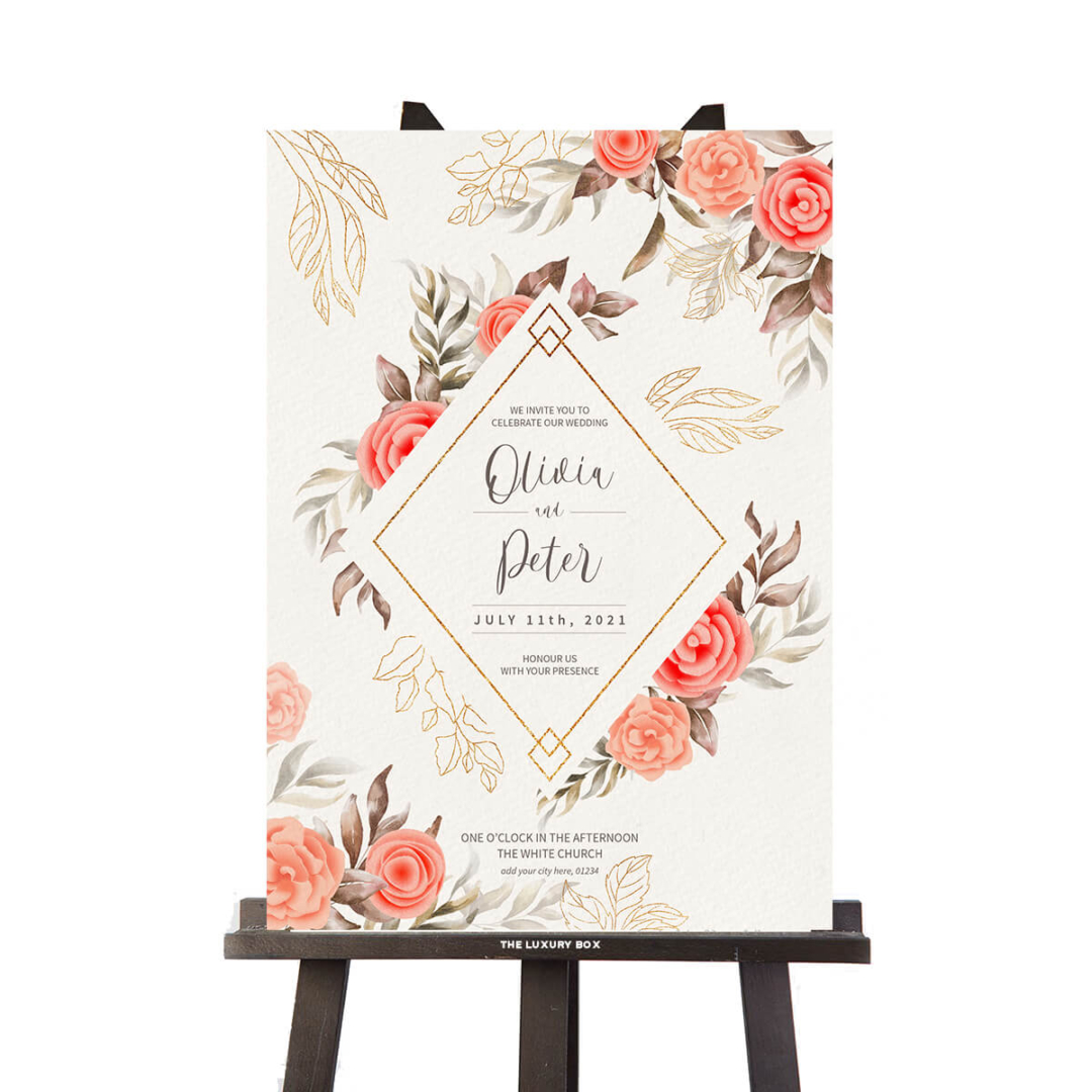 Panneau welcome mariage