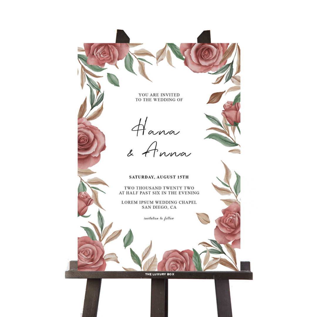 Panneau welcome mariage