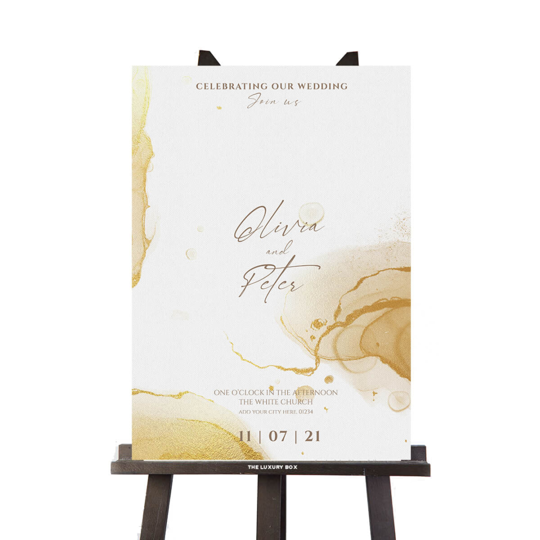 Panneau welcome mariage