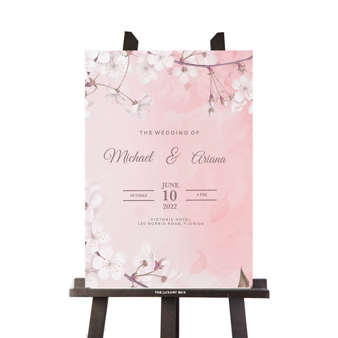 Panneau welcome mariage