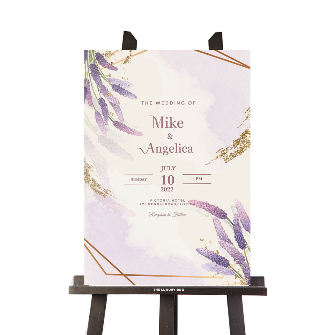 Panneau welcome mariage