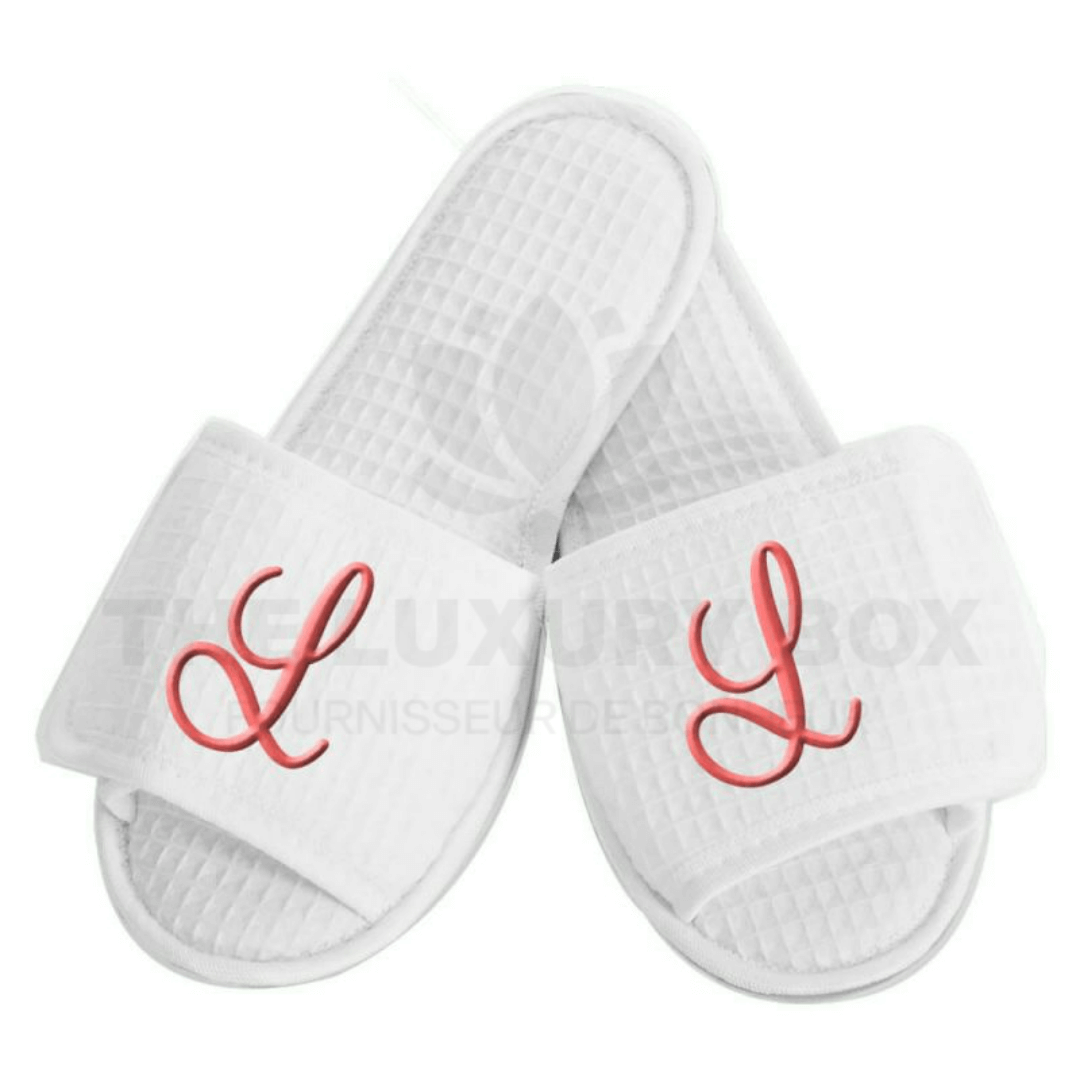 Pantoufle mariage personnalisable
