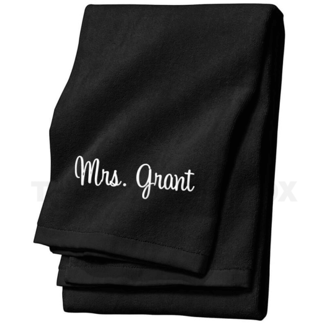 Serviette mariage personnalisable