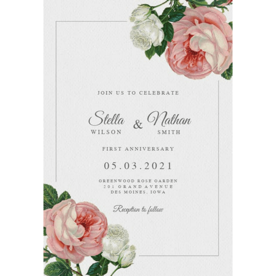 Invitation pour vos anniversaires