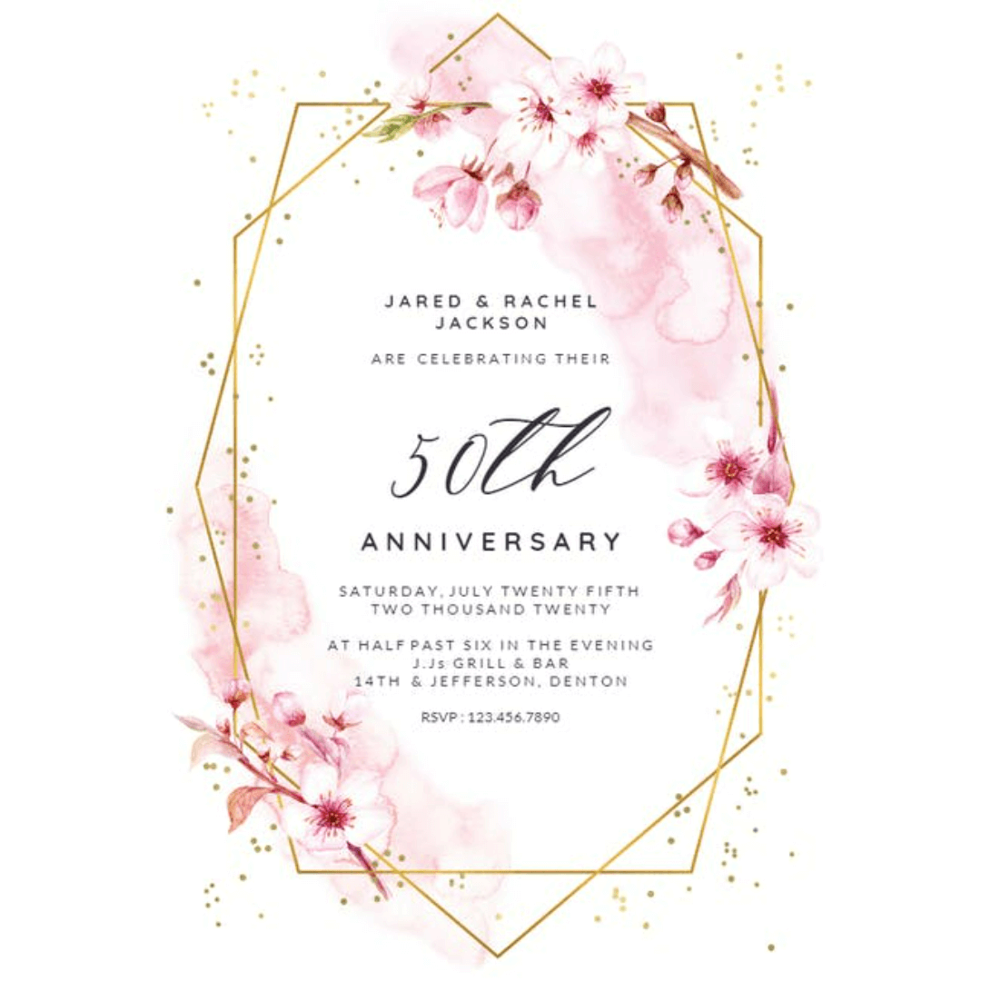 Invitation pour vos anniversaires