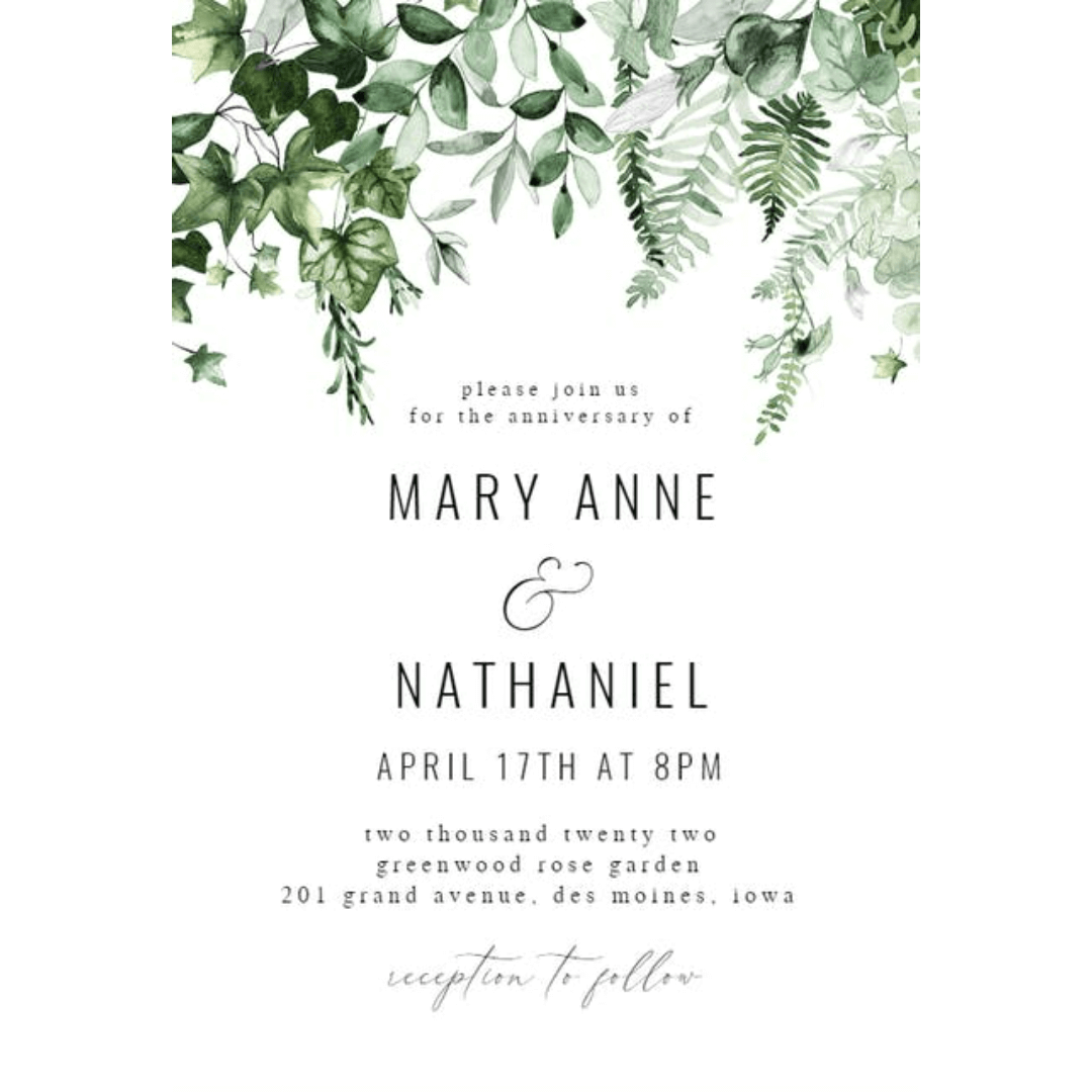 Invitation pour vos anniversaires
