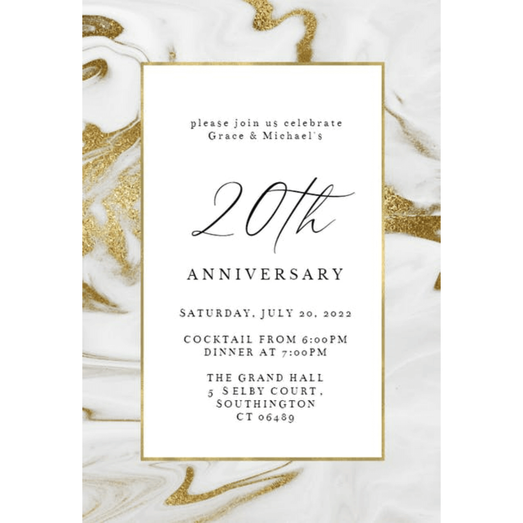Invitation pour vos anniversaires