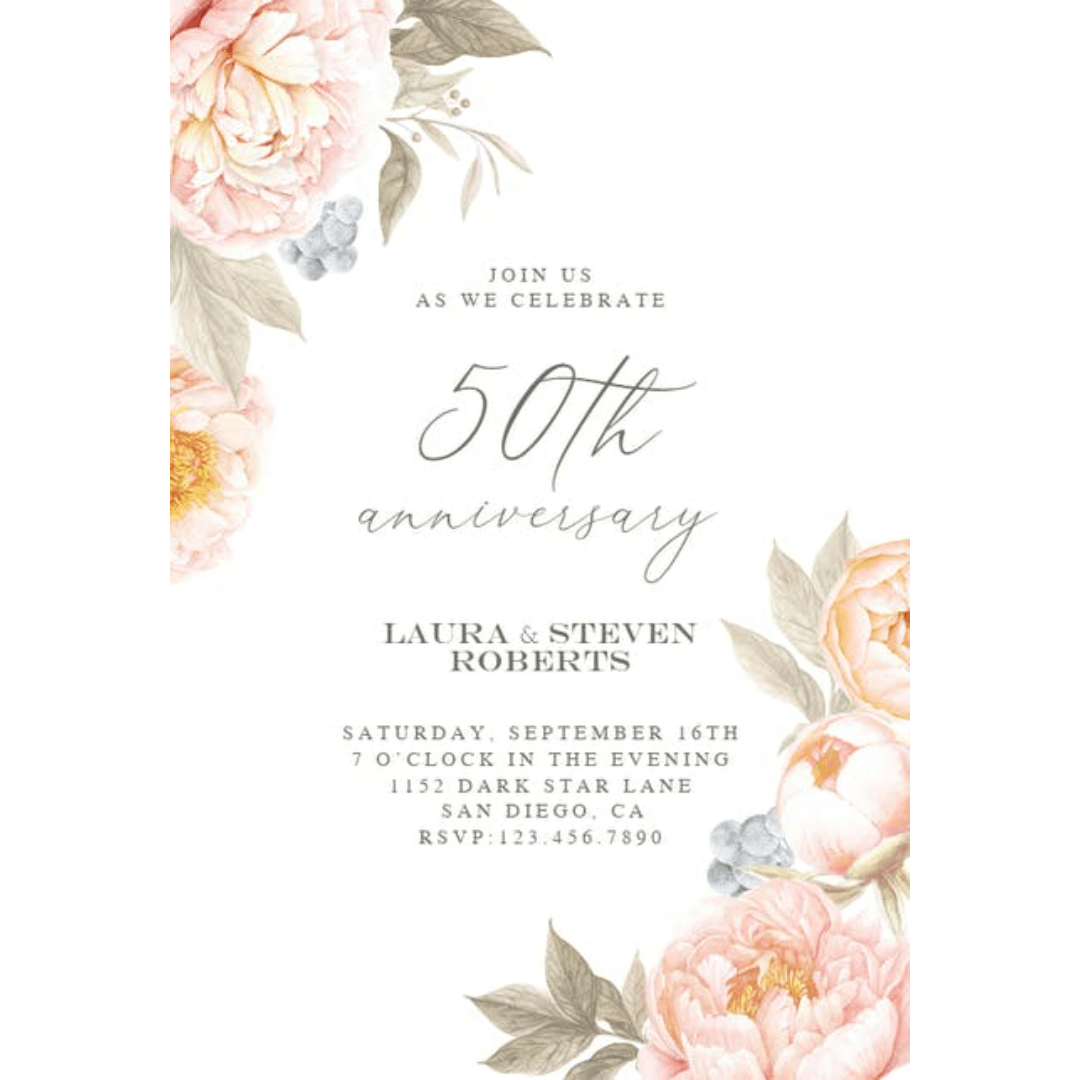 Invitation pour vos anniversaires