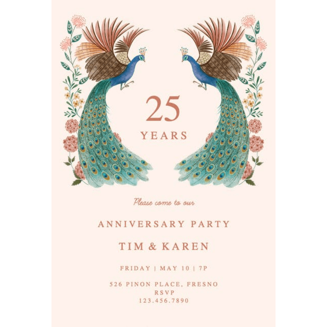 Invitation pour vos anniversaires
