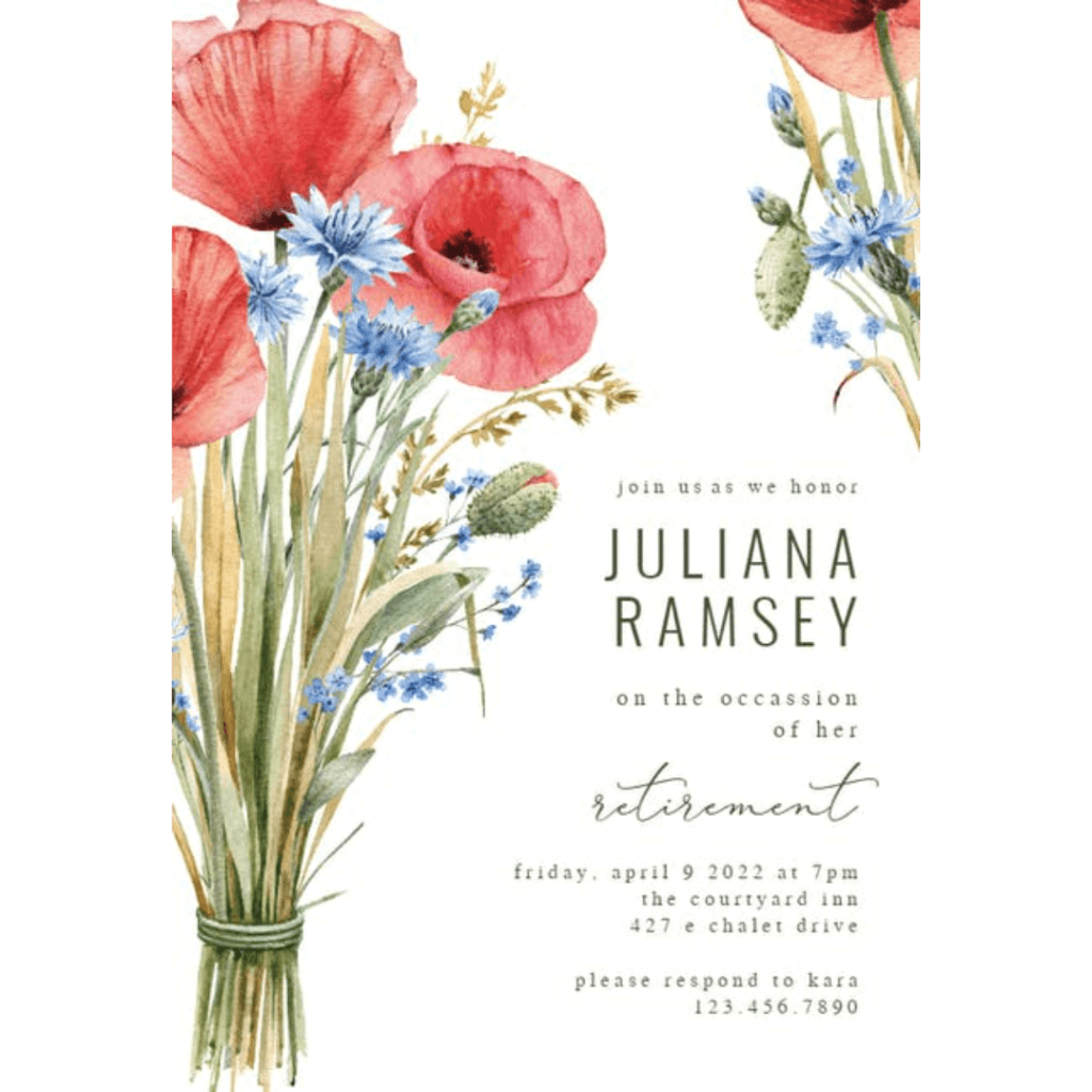 Invitation pour vos anniversaires