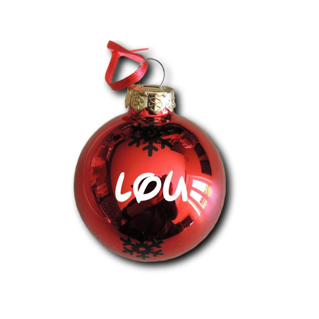 Boule de Noël personnalisable