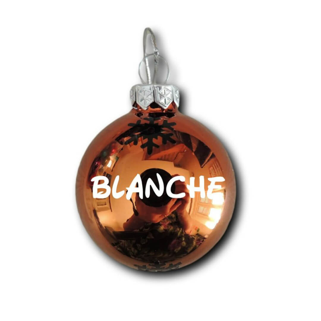 Boule de Noël personnalisable