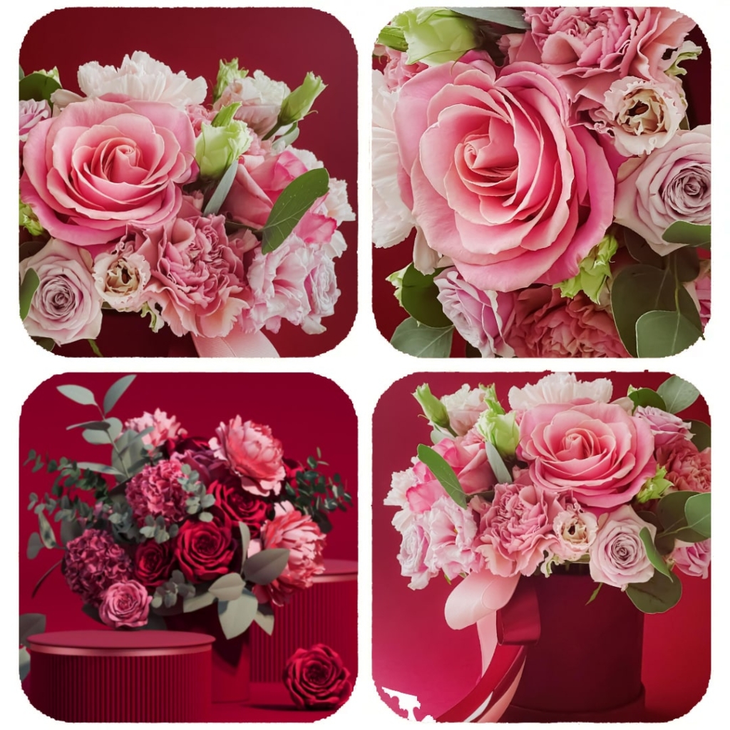 Coffret de fleurs eternelles par The Luxury Box | The Luxury Box