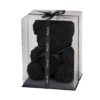 Coffret de fleurs noir
