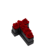 Coffret de fleurs éternelles lettre
