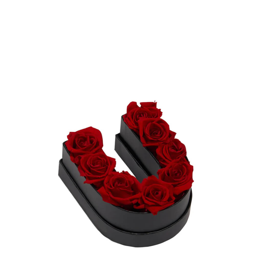 Little Letter Box by The Luxury Box (34) Coffret de fleurs éternelles lettre