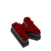 Coffret de fleurs éternelles lettre