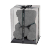 Ours de fleurs gris avec coffret Ours de fleurs gris avec coffret