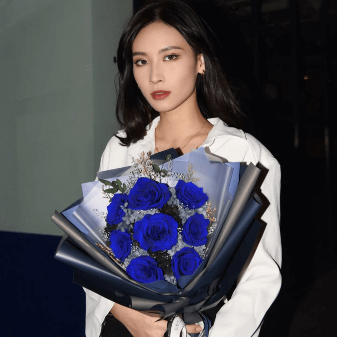 Bouquet de rose bleu Bouquet de rose bleu