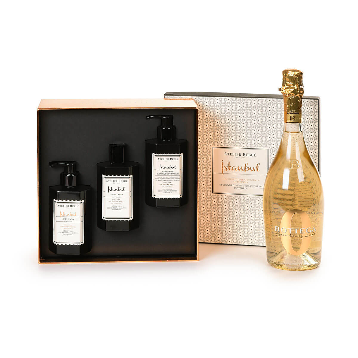 gfe2001507 01 istanbul bath body gift set zero alcohol wine | The Luxury Box