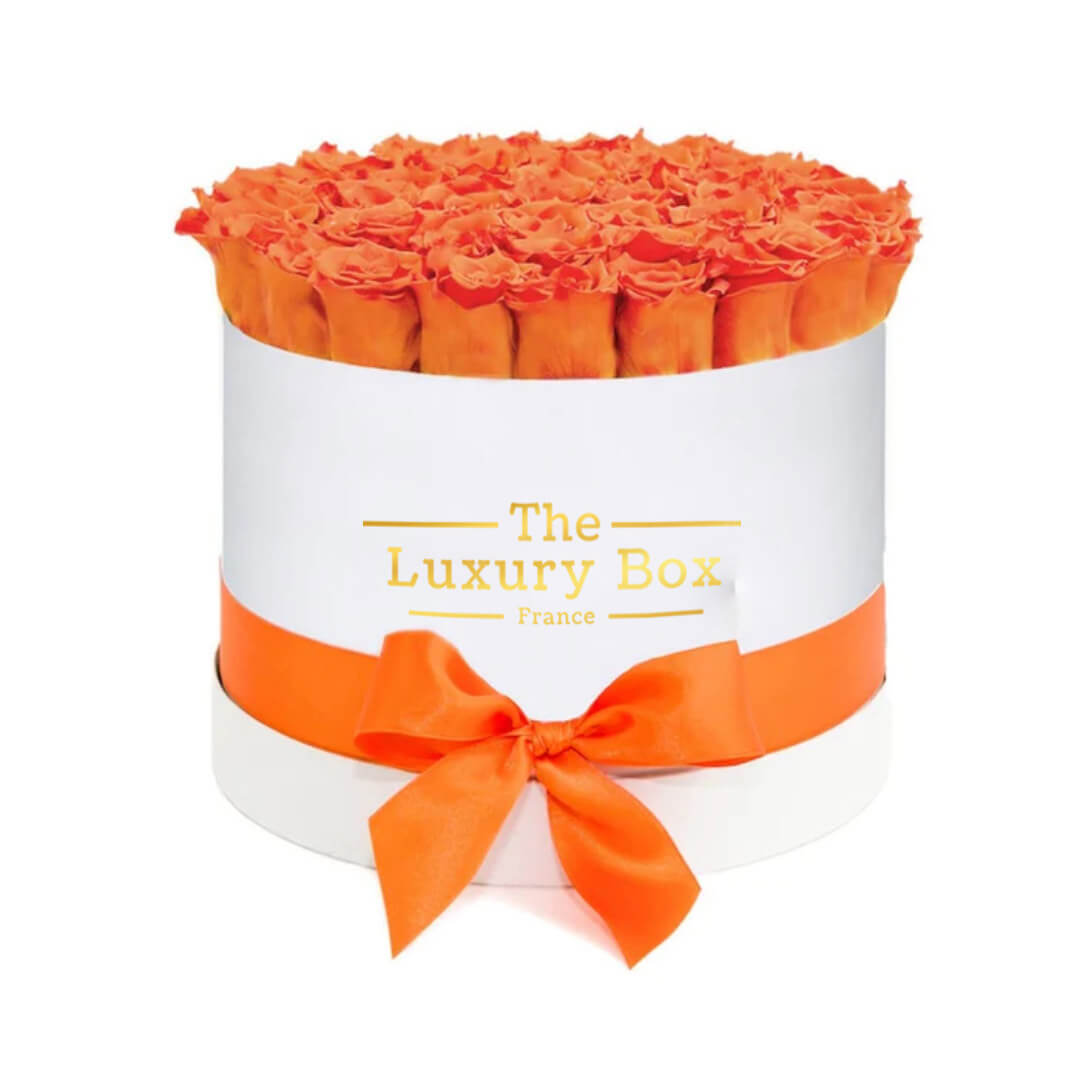 Commander/Acheter un coffret de roses éternelles rose