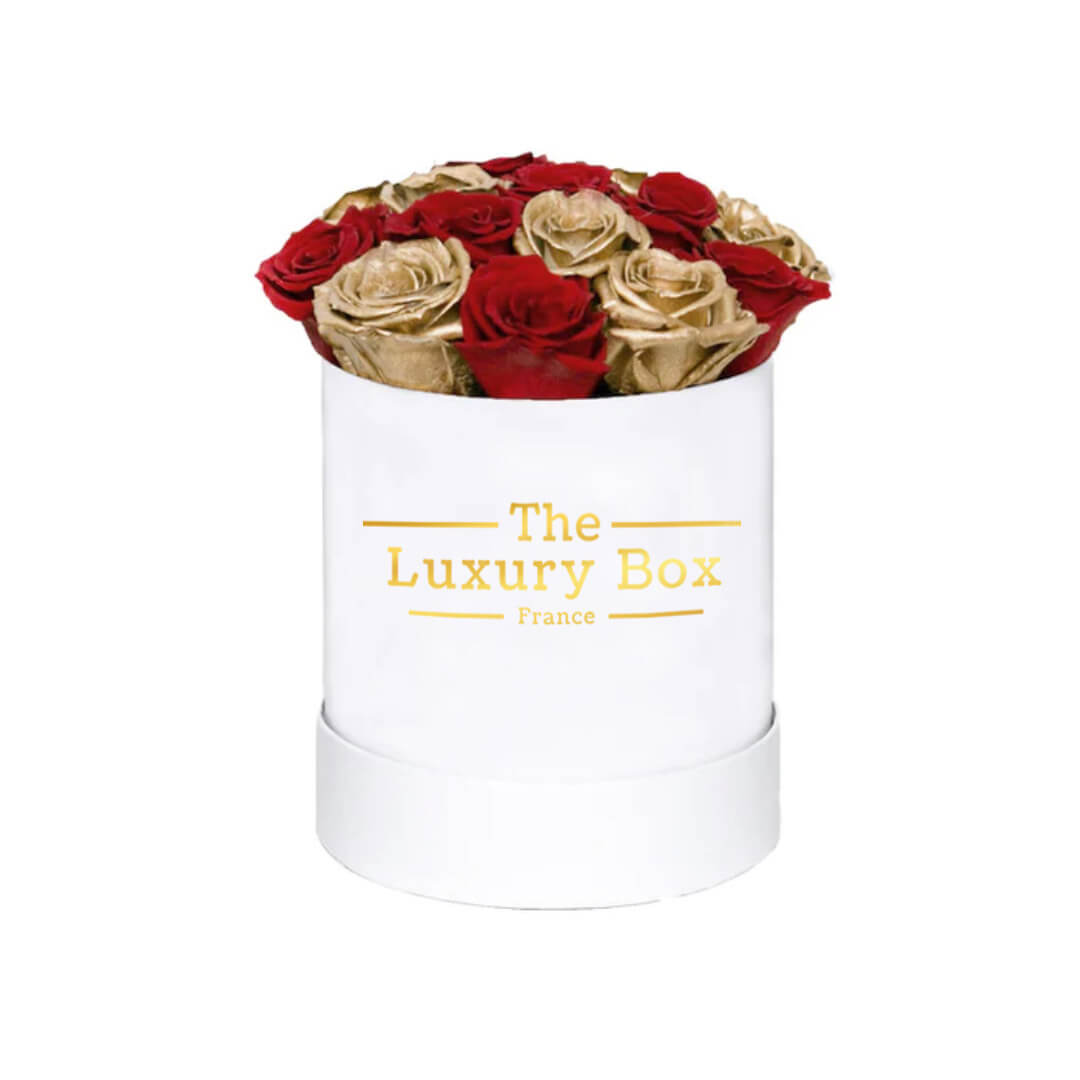 Commander/Acheter un coffret de roses éternelles de la boutique en ligne The Luxury Box